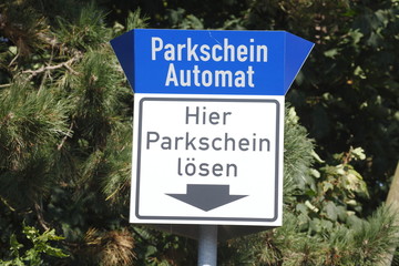 Obraz premium Parkscheinautomat