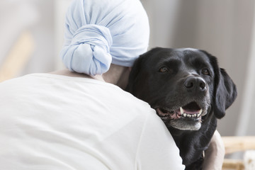 Animal therapy for cancer patient