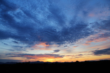 sky Of heaven evening