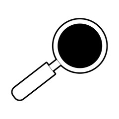 magnifying glass  vector illustration