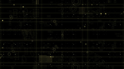 Data Field Futuristic Looping Background