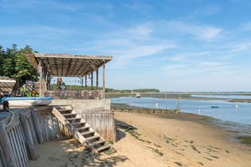 BASSIN D'ARCACHON (France), village ostréicole