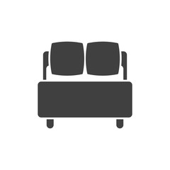 Bed vector icon