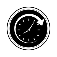 wall clock vector illustration