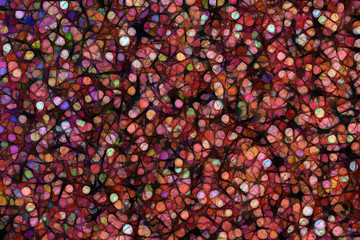 Colorful flicker abstract mosaic illustration. Seamless texture. Design pattern for background