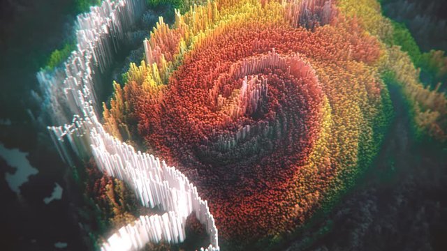 Animation depicting Hurricane Harvey off the coast of Texas. NASA satellite data was used to create realistic topography of the landfall event. (ProRes file with broadcast quality color depth.)