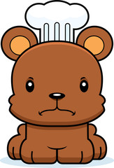 Cartoon Angry Chef Bear