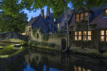 Canal in Bruges - Belgium