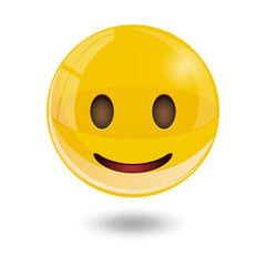 smiley emoticons, emoji, vector illustration.