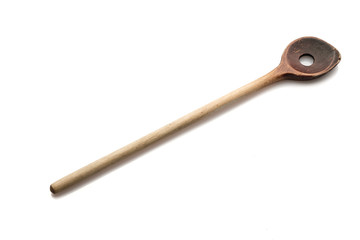 Rustikaler Kochlöffel aus Holz