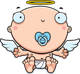 Cartoon Baby Angel Pacifier
