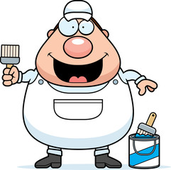 Cartoon Painter Paintbrush