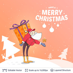 Christmas background design.