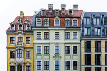 antique building view in Dresden, Germany