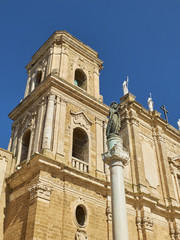 Papal Basilica Cathedral of Brindisi, Apulia, Italy.