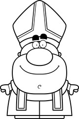 Happy Cartoon Pope