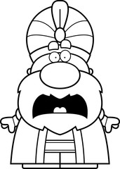 Scared Cartoon Sultan