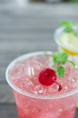 soda fresh juice in relax time