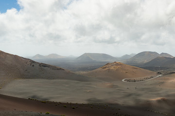 Fototapeta na wymiar Volcanoes, Lanzarote