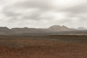Fototapeta na wymiar Martian style landcape