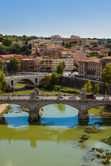 Fototapeta na wymiar Rome Italy cityscape