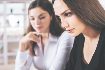 Beautiful european businessladies
