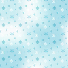 seamless snowflakes pattern and background vector illustration