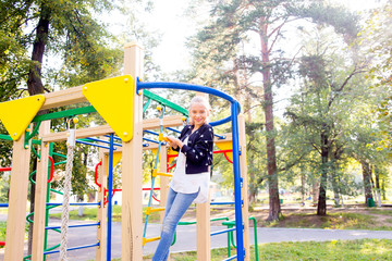 Fototapeta premium Kids on playground