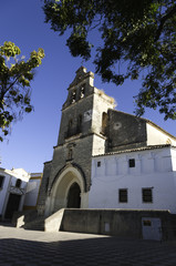 Fototapeta na wymiar Iglesia de San Lucas de estilo mudejar en Jerez de la Frontera, Cadiz