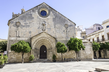 Fototapeta na wymiar Iglesia de San Dionisio en Jerez de la Frontera 