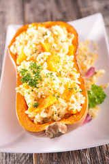 baked stuffed pumpkin