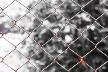 Fototapeta premium Chain link Fence