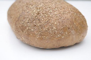 bread on a white background