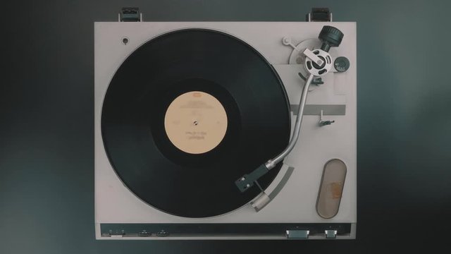 Cinemagraph Loop Vinyl Player View Top