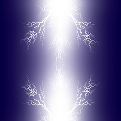 Stock vector illustration ball lightning a transparent background. Abstract plasma sphere. Electric discharge. EPS 10.