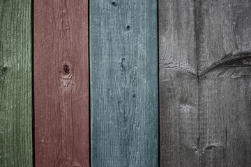 Old grey wood background in pastel colors.