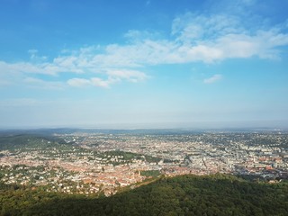Blick auf die Stadt Stuttgart