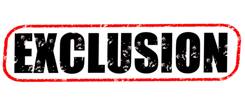 exclusion stamp