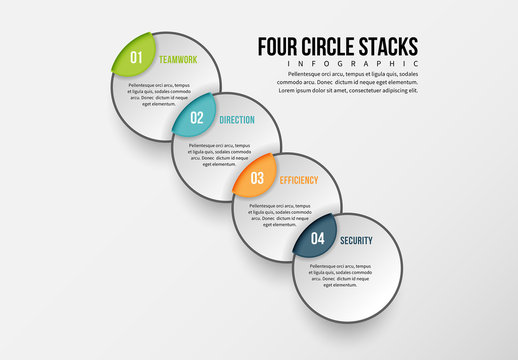 Line of Circles Infographic 1