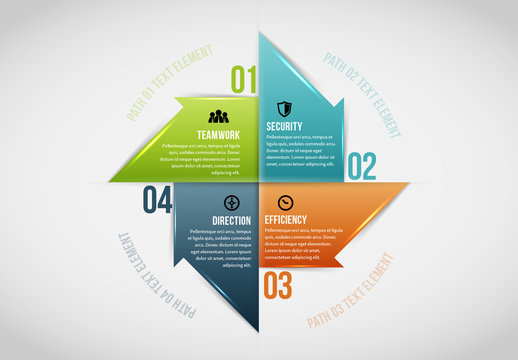 Circle of Arrows Infographic 1