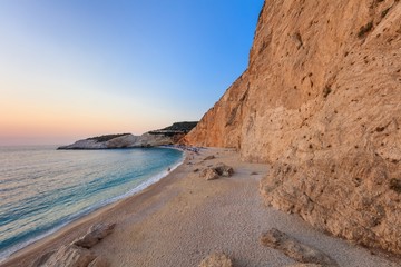 Fototapeta na wymiar Porto Katsiki beach. Lefkada, Greece