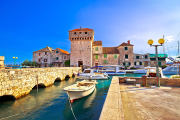 Kastel Gomilica old town on the sea near Split - obrazy, fototapety, plakaty