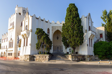 Obraz premium Big old mansion in the promenade of Kos island, Dodecanese, Greece