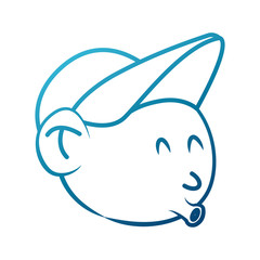 Cute mouse cartoon icon vector illustration graphic dsign