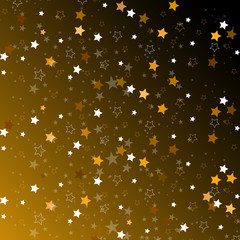 Stars isolated on background. Confetti celebration. Falling stars abstract decoration for party, birthday celebrate, anniversary or event, festive. Festival decor.Vector illustration