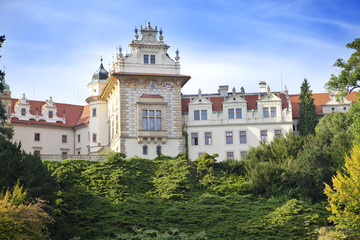 Fototapeta na wymiar Pruhonice castle (XII- XVI century) near Prague