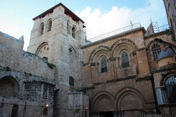 Fototapeta na wymiar The Church of the Holy Sepulchre, Jerusalem, Israel