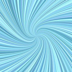 Swirl background - vector illustration from rotated rays in light blue colored tones