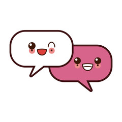 Chat bubbles symbol icon vector illustration graphic design