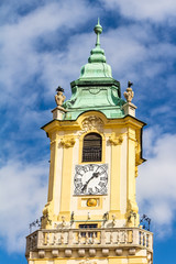Old Town Hall in the city center of Bratislava, Slovakia